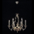 Подвесная люстра Lucia Tucci Firenze 1781.6.2 Antique Gold