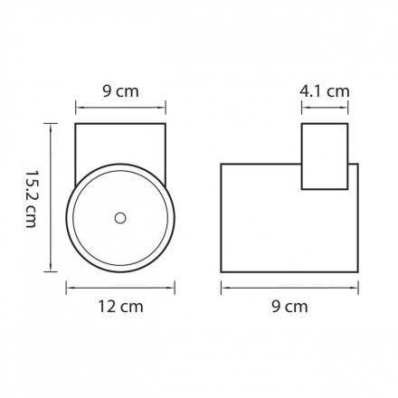 Уличный настенный светодиодный светильник Lightstar Paro 370694
