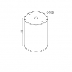 Уличный светодиодный светильник Maytoni Bar O306CL-L12GF