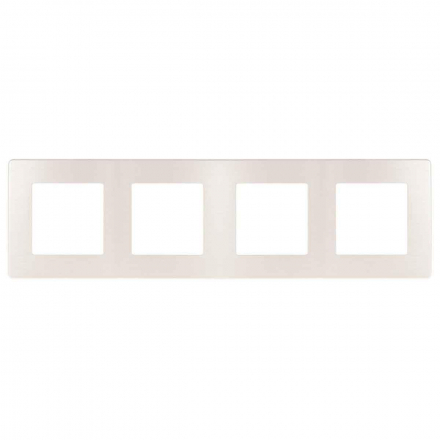 Рамка 4-постовая ЭРА 12 сатин перламутр 12-5104-15 Б0052538