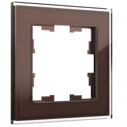 Рамка 1-постовая IEK Brite РУ-1-2-БрТБ темная бронза BR-M12-G-K45