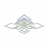 Потолочная светодиодная люстра Profit Light 8464/4+4B WHT
