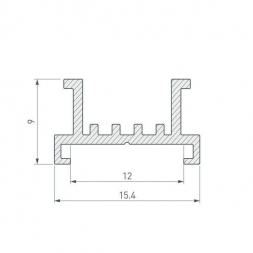 Основание для ленты Arlight SL-Line-2522-2500 033415