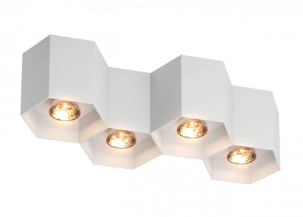 Потолочный светильник Zumaline Polygon cl 4 20037-WH
