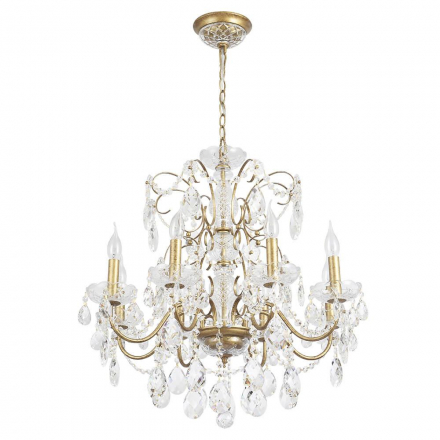Подвесная люстра Crystal Lux Odelis SP8 Gold