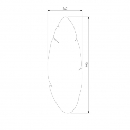 Настенный светильник TK Lighting 5565 Hoja