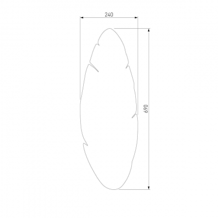 Настенный светильник TK Lighting 5565 Hoja