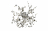 Бра Crystal Lux GARDEN AP-PL3 D400 CHROME
