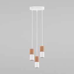 Подвесная люстра TK Lighting 6306 Elit White Wood