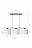 Подвесная люстра Toplight Laurene TL1610H-03WH
