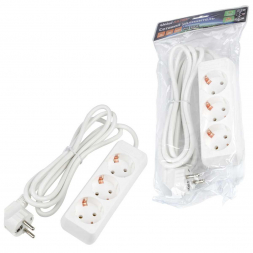 Удлинитель Uniel Ultra 3гн х 2м с/з S-GCU3-2 White UL-00010000