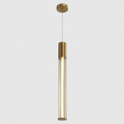 Подвесной светодиодный светильник Crystal Lux Lineup SP11W Led Brass