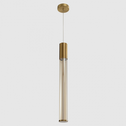 Подвесной светодиодный светильник Crystal Lux Lineup SP11W Led Brass