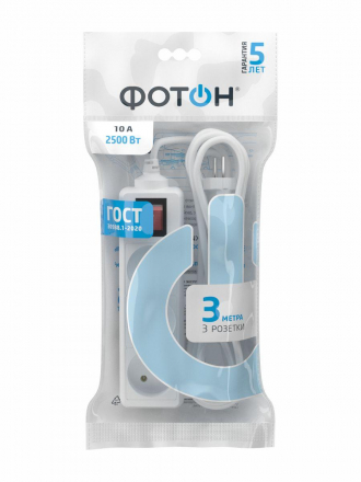 Удлинитель Фотон 3гн х 3м б/з 10-33S 24746