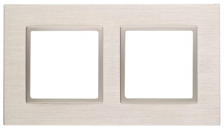 Рамка 2-постовая ЭРА Elegance 14-5202-04 Б0034548