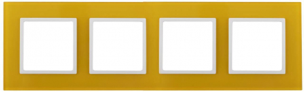 Рамка 4-постовая ЭРА Elegance 14-5104-21 Б0034530