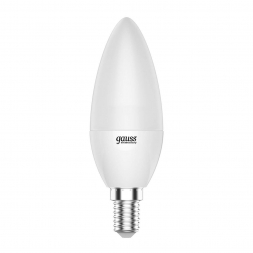 Лампа светодиодная Gauss E14 10W 6500K матовая 33130