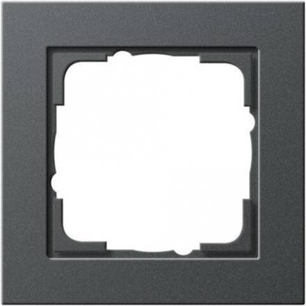 Рамка 1-постовая Gira E2 антрацит 021123