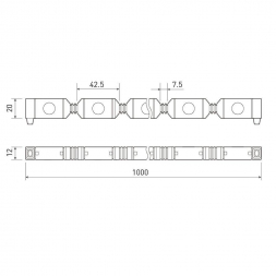 Прожектор светодиодный Arlight 18W 4000K AR-FLB-Flex-1000-18W-220V Day 30deg 023483