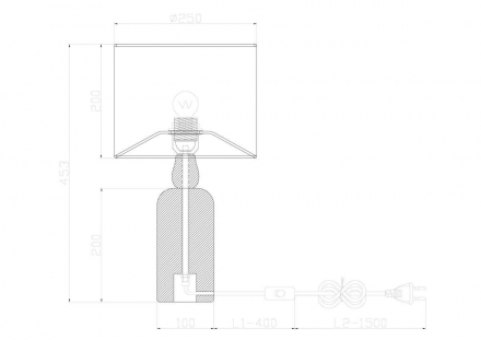 Настольная лампа Freya Forest FR5326TL-01W1
