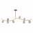Подвесная люстра Loft IT Sakura 10212/8L Gold