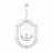 Подвесная люстра Lumina Deco Trulia LDP 8006-6 CHR