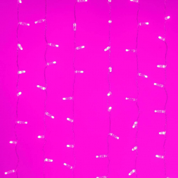 Уличная светодиодная гирлянда Ardecoled занавес 230V розовый ARD-Curtain-Classic-2000X3000-Clear-760Led Pink 024862