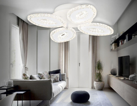 Потолочная светодиодная люстра Ambrella light Acrylica Original FA4012