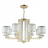 Подвесная люстра Crystal Lux Nicolas SP-PL8 Gold/White