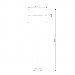 Торшер TK Lighting 5241 Linobianco