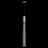 Подвесной светодиодный светильник Crystal Lux Lineup SP11W Led Chrome
