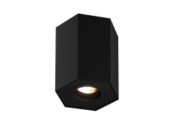 Потолочный светильник Zumaline Polygon cl r 20077-BK