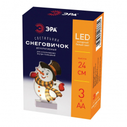 Светодиодная новогодняя фигура ЭРА EGNDS-08 Снеговичок 1 LED Б0051932