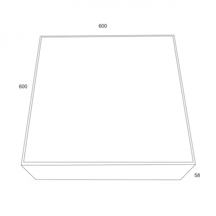 Потолочный светодиодный светильник Maytoni Technical Zon C067CL-L96B4K