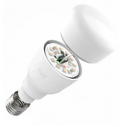 Лампа светодиодная диммируемая Yeelight E27 8W RGB+CCT белая YLDP005