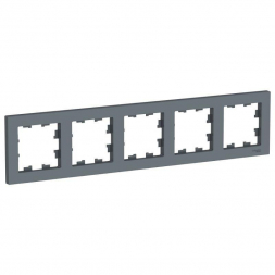 Рамка 5-постовая Schneider Electric AtlasDesign грифель ATN000705