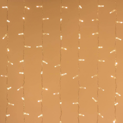 Уличная светодиодная гирлянда Ardecoled занавес 230V теплый белый ARD-Curtain-Classic-2000X9000-Clear-2200Led-Waterfall Warm 024877