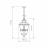 Уличный подвесной светильник Elektrostandard Diadema a028004