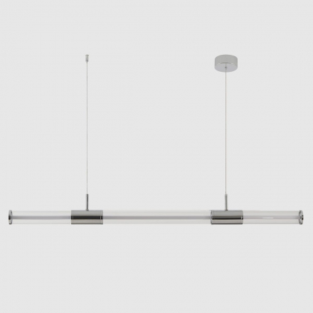 Подвесной светодиодный светильник Crystal Lux Lineup SP24W Led Chrome