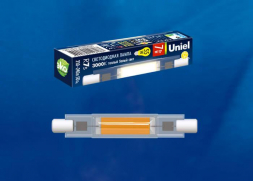 Лампа светодиодная Uniel R7s 7W 3000K прозрачная LED-J78-7W/3000K/R7s/CL GLZ07TR UL-00005061