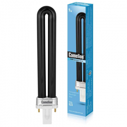 Лампа неоновая ультрафиолетовая Camelion 9W LH9-U/BLB/G23 4207