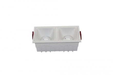Встраиваемый светильник Maytoni Alfa LED DL043-02-15W3K-D-SQ-W