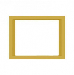 Вставка 2-модульная Mono Electric Larissa желтый 103-000900-153