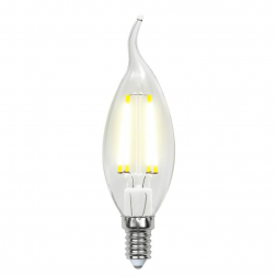 Лампа светодиодная филаментная Uniel E14 6W 4000K прозрачная LED-CW35-6W/NW/E14/CL GLA01TR UL-00002229