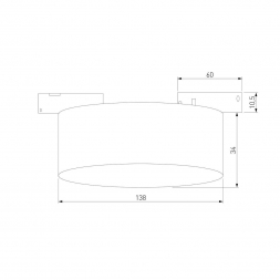 Трековый светодиодный светильник Elektrostandard Mini Magnetic 85161/01 a065648