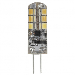 Лампа светодиодная ЭРА G4 1,5W 2700K прозрачная LED JC-1,5W-12V-827-G4 Б0033188