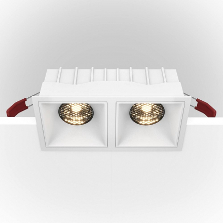 Встраиваемый светильник Maytoni Alfa LED DL043-02-15W3K-SQ-W