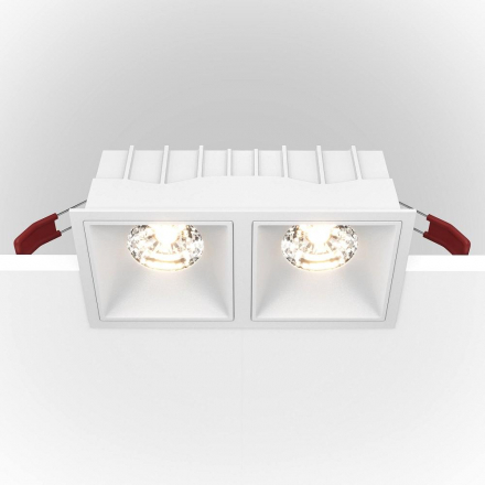 Встраиваемый светильник Maytoni Alfa LED DL043-02-15W3K-SQ-W