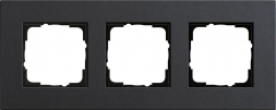 Рамка 3-постовая Gira Esprit Lenoleum-Multiplex антрацит 0213226