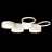 Потолочный светодиодный светильник Loft IT Pin 10317/7 White